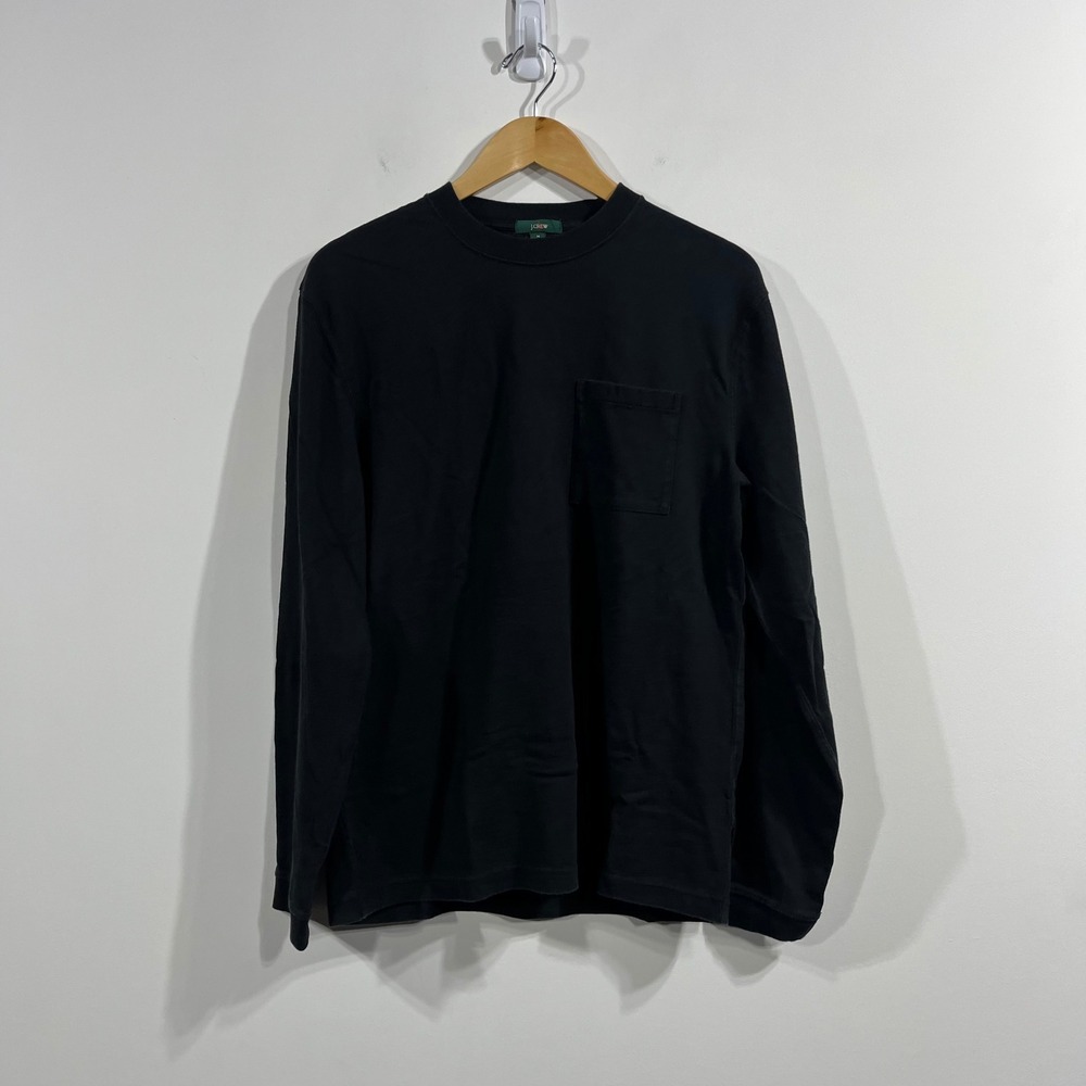 J.Crew Oarsman Long Sleeve Pocket T-Shirt Cotton Crewneck Mens Medium Preppy